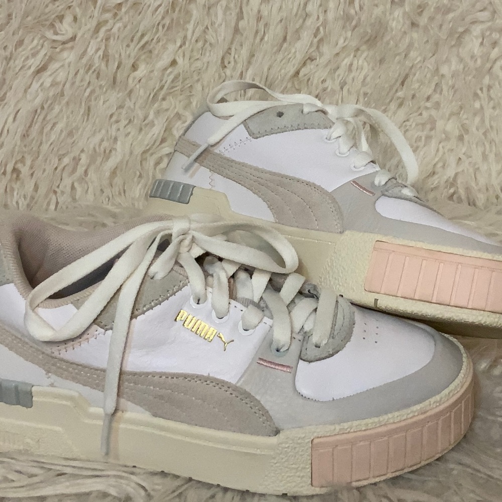 Puma Cali Sport In Marshmallow: Size 6 in US women’s (barely worn)
